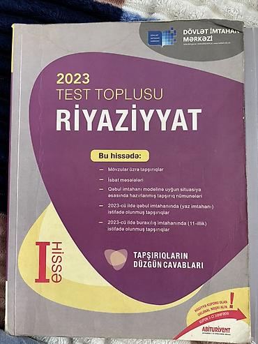 informatika 1 ci sinif: Riyaziyyat 11-ci sinif, 2023 il, Pulsuz çatdırılma — 2