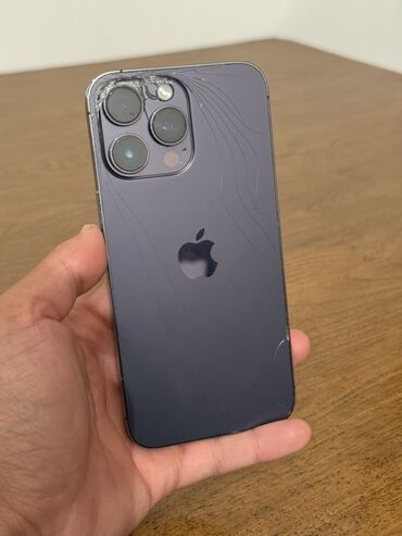 ноутбук мощный: IPhone 14 Pro Max, Колдонулган, 256 ГБ, Deep Purple, 83 %