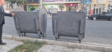 Metallik tullantı konteynerləri - Material: qalınmaddəli metal
