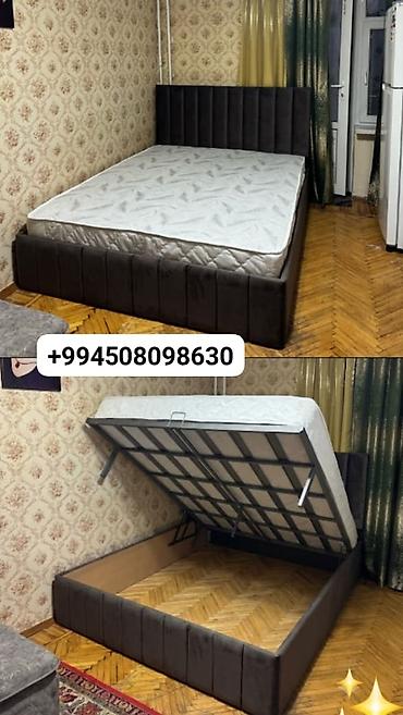 Çarpayılar: Yeni, İkinəfərlik çarpayı, Bazalı, Matras ilə, Siyirməsiz, Azərbaycan — 1