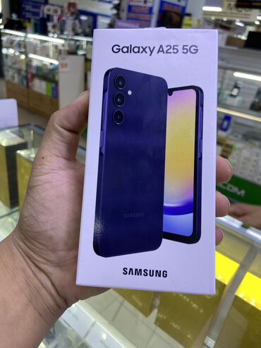 Samsung: Samsung Galaxy A25, Новый, 128 ГБ, цвет - Черный, 2 SIM