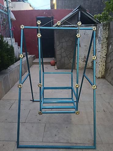 heyet yellenceyi: Metaldan hazırlanmış bağ yelləncəyi - Material: möhkəm metal — 1