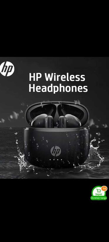 bulutuz qulaqciq: Simsiz (Bluetooth) Qulaqcıqlar, HP, rəng - Qara