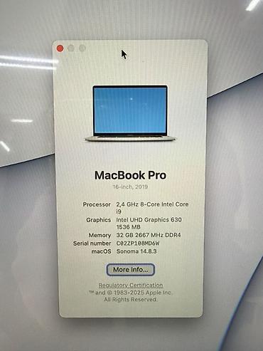 Ноутбуки Apple (MacBook): Apple MacBook Pro 16" (серебристый) - Экран 16 дюймов Retina, тонкие — 8