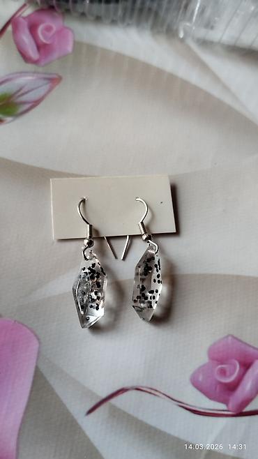 Наборы украшений: Набор авторских украшений из эпоксидной смолы с готическими и — 4