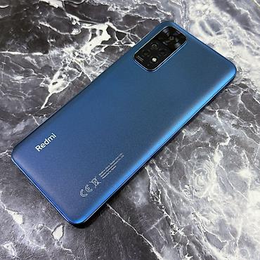 Redmi: Redmi, Redmi Note 11, Б/у, 64 ГБ, цвет - Синий, 2 SIM — 2