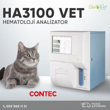 Медицинское оборудование: Veterinar labaratoriya üçün hematoloji analizator