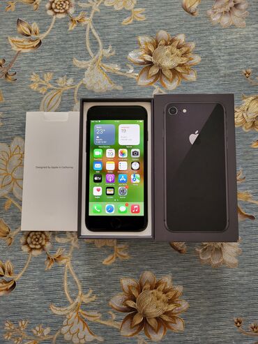 продаю айфон 6: IPhone 8, 64 ГБ, Space Gray, С документами, Отпечаток пальца, Беспроводная зарядка