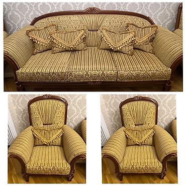 mega mebel: Divan +2 kreslo 300azn divan açilmir . baza yoxdu. Ünvan:Ayna — 1