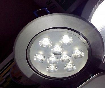 pepco svece: Alu LED Rozetna 9x1W 6000k. LED Rozetna 9x1WSnaga:9W (9x1W)Ulazni — 4