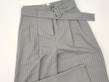 brązowe spodnie woskowane stradivarius: Asos, Material trousers for women, size XS (EU 34)