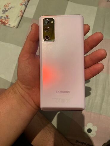 новый самсунг: Samsung S21 FE 5G, Б/у, 128 ГБ, цвет - Розовый, 2 SIM