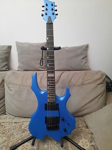 Гитары: Электрогитара НОВАЯ 🎸!!! с модерновым дизайном типа "Warlock", НН — 7