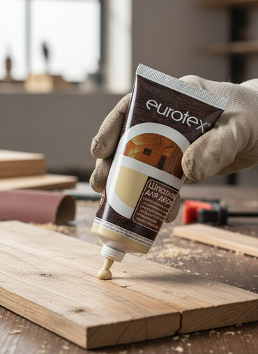 шпаклёвка для авто: Шпатлевка для дерева Eurotex в тубе объемом 125 мл и массой нетто 225