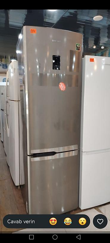 samsun a23: Samsung soyuducu (inox rəng, alt kameralı) - Üstdə soyuducu bölmə — 1