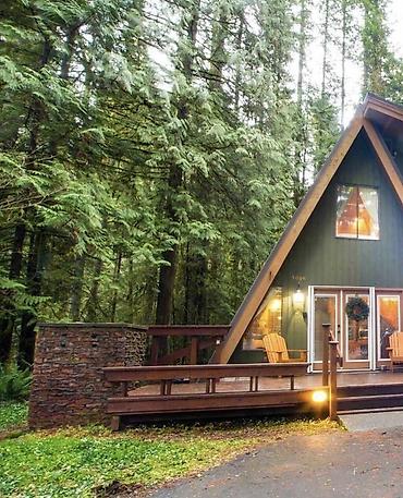 bakida a frame evler: A-Frame meşə evi – təbiətin qoynunda komfortlu istirahət məkanı — 1