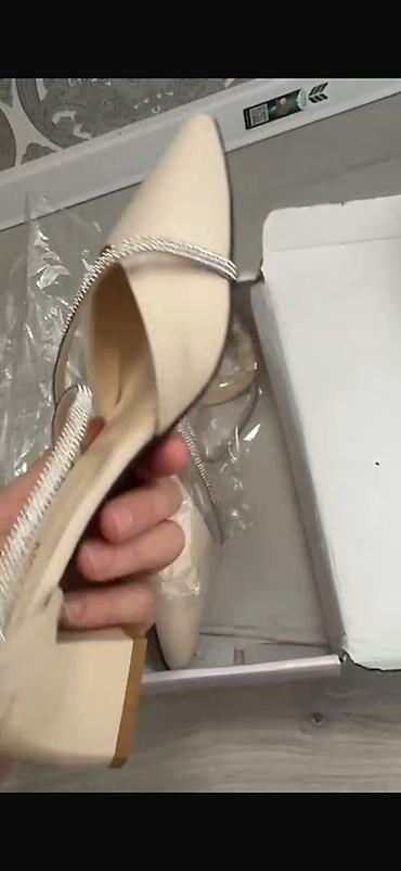 foot patch: Туфли-лодочки FASHION, цвет бежевый (молочный). Носок острый — 2