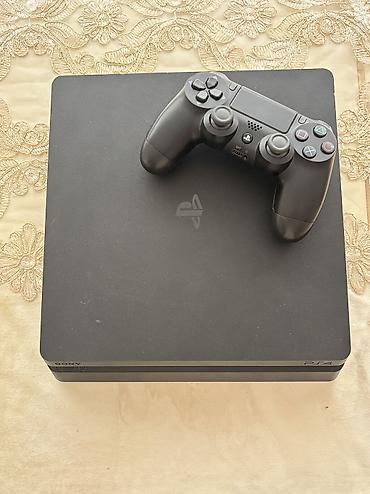 PS4 (Sony Playstation 4): Sony PlayStation 4 Slim oyun konsolu 🎮 PS4 Slim – İdeal vəziyyətdə — 1