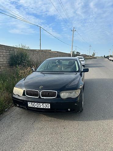 bmw e65: BMW 7 Series (E65) sedan - Kuzov: qara rəng, 4 qapı, geniş salon - — 1