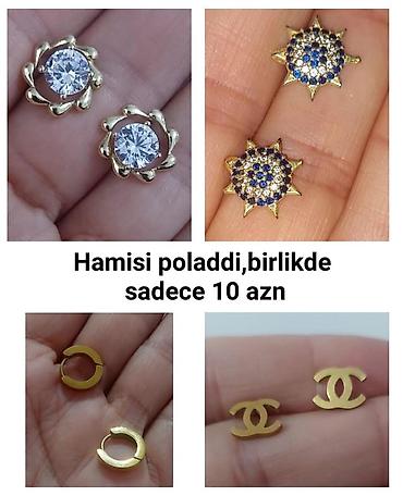 Bijuteriya dəstləri: Zərgərlik aksesuarları seçimi - Xupinq qolbaq: Rus qızılına bənzəyən — 31