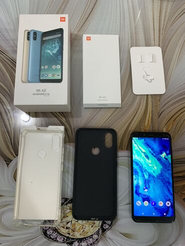 en ucuz xiaomi telefonlar: Xiaomi Mi A2, 64 GB, rəng - Qara, 
 Sənədlərlə, Sensor, Barmaq izi