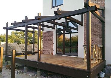 Сварка: Терраса терраса перила для лестниц дома балконов, изготовление перил — 6