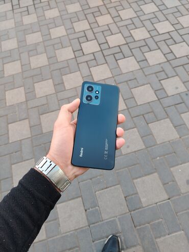 Xiaomi: Xiaomi Redmi Note 12, 128 GB, rəng - Boz, 
 Düyməli, Barmaq izi, Face ID