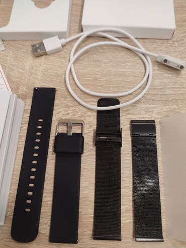 Smart saatlar: İşlənmiş, Smart saat, Sensor ekran, rəng - Qara — 12