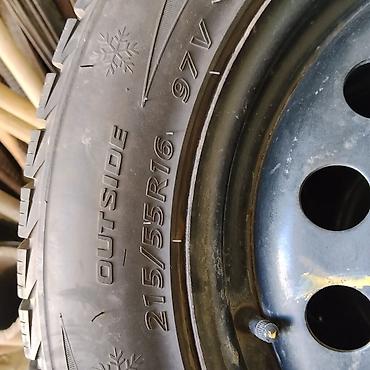 20555 r16 диски: Колеса в сборе 215 / 55 / R 16, Зима, Б/у, Комплект, Легковые, Железные, отверстий - 5 — 3