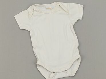 body niemowlęce białe: Body, Lindex, 0-3 m, 
stan - Bardzo dobry