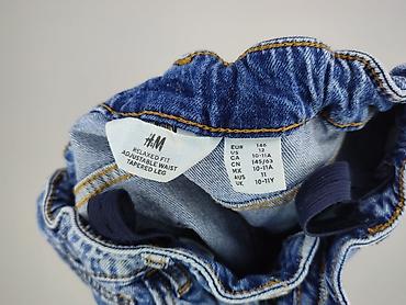 h and m bluzy: Spodnie jeansowe, H&M, 11 lat, 146, stan - Bardzo dobry — 4