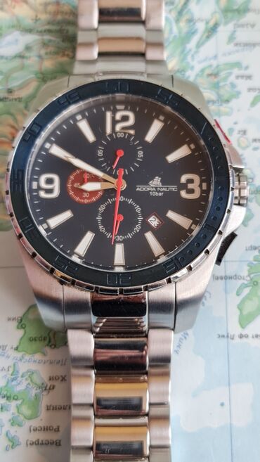 Ručni satovi: Muški ručni sat Adora Nautic 10 bar - Kućište i narukvica od — 1