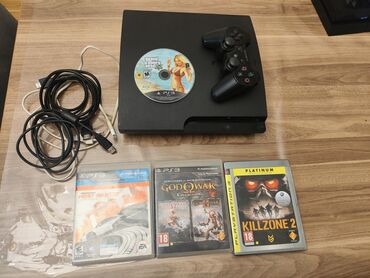 домработница 3 раза в неделю: Bu, bir ədəd "PlayStation 3" oyun konsolu, bir ədəd oyun pultu və dörd