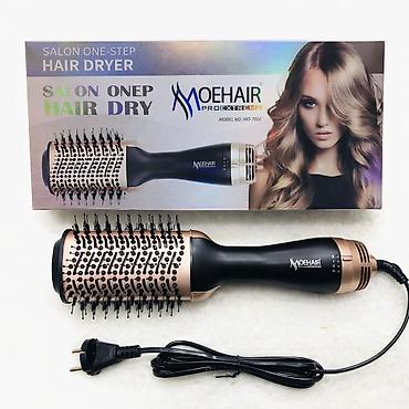 Бытовая техника: №: 6896 Məhsulun adı: Fen-fırça Moehair MO-7016 Black Brend: Moehair — 1
