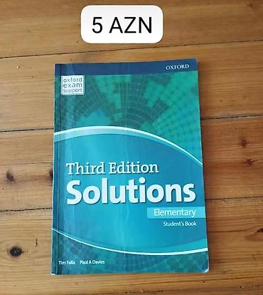 Oxford “Solutions” Third Edition dərslik və iş dəftərləri -