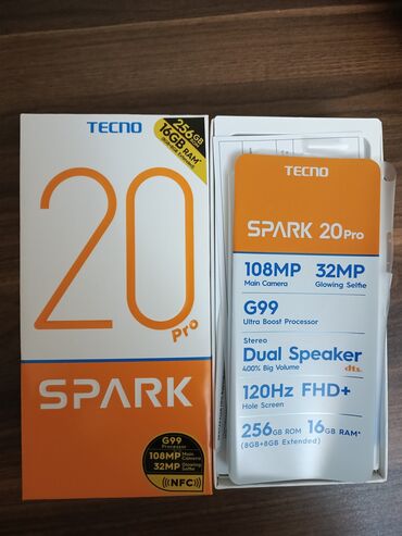 бампер на телефон флай: Tecno Spark 20 Pro, 256 ГБ, цвет - Серый, Сенсорный, Отпечаток пальца, Две SIM карты