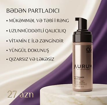 AURUM Self Tanner Mousse – bədən partladıcı - Mükəmməl və təbii rəng
