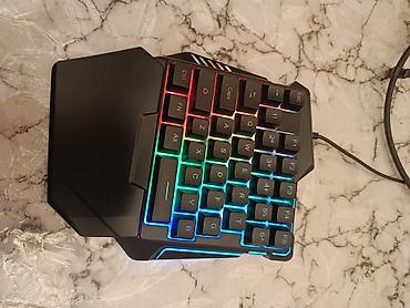 f6: Gaming aksesuarları seti - Təkəlli oyun klaviaturası: RGB arxa — 1
