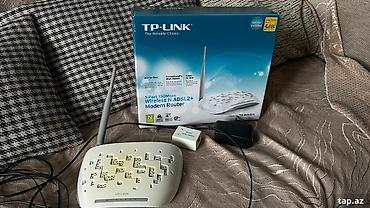 modem adsl: TP-Link TD-W8151N – 1-port 150Mbps Wireless N ADSL2+ modem/router — 1
