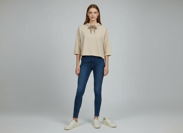 neonowy sweter zara: Bluza z kapturem damska, rozmiar S