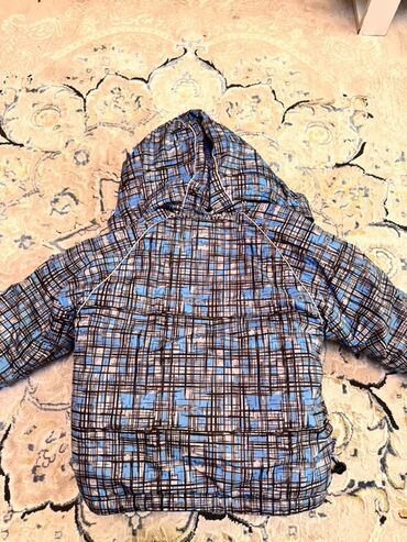 велосипеды из германии бишкек: Детская зимняя куртка с капюшоном. - Принт: сине‑голубая