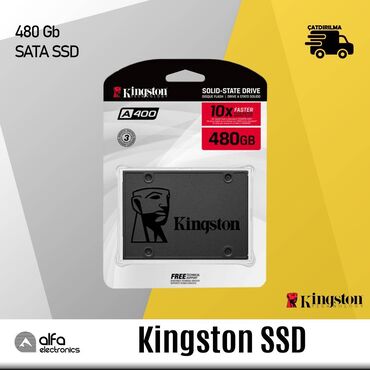pc joystick v Azərbaycan | Video oyunlar üçün aksesuarlar: Sərt disk SSD "Kingston A400", 480 GB Brend : Kingstone Model: A400