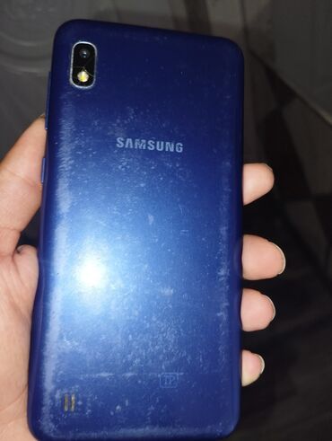 samsunk: Samsung Galaxy A10, 32 GB, rəng - Göy, Sensor, İki sim kartlı