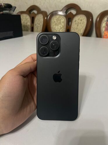 цены на бу айфоны: IPhone 15 Pro Max, Колдонулган, 256 ГБ, Заряддоочу түзүлүш, Коргоочу айнек, Кабель, 88 %