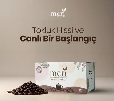 салафан: Meri Organic Coffee - sağlam və dadlı bir seçim. Hər qutu 30 ədəd