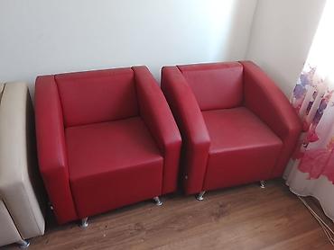 rucice za ormane: Komplet klub nameštaja – 1 dvososed + 2 fotelje - Model: moderni — 1