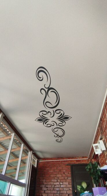 Панно: Прямоугольное настенное панно с абстрактным узором в черно-белой — 13