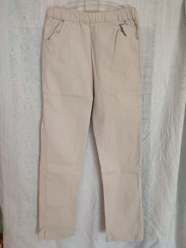 штанишки вельветовые: Джинсы и брюки, цвет - Бежевый