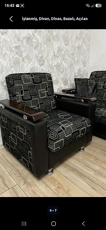 kresla: Diqqət divan açılır.divan kreslo dəsti satıllr təcili — 3