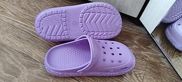 crocs: Лиловые сабо (кроксы‑стайл) UAPPO. размер 30/31 - Материал: лёгкий — 1